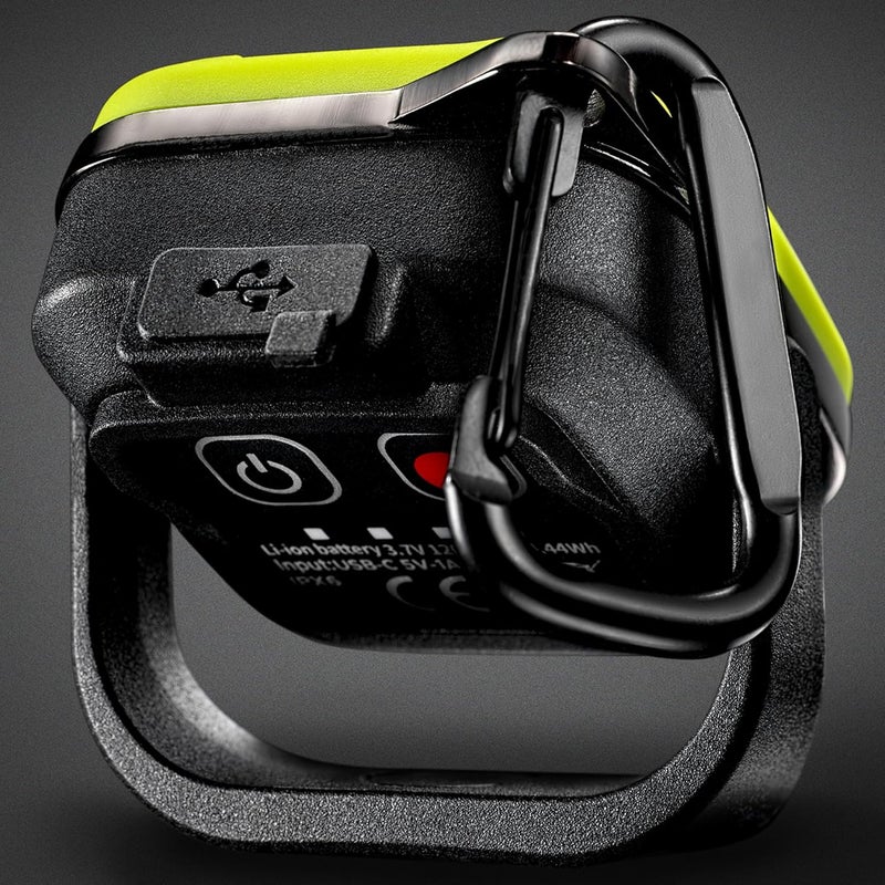 Unilite K-550 ضوء عمل مدمج صغير مع كارابينر | قابل للشحن عبر Type-C | 550 لومن | أبيض 6500 ك COB LED | 6 أوضاع إضاءة | قاعدة دوارة بزاوية 160˚ مع مغناطيس قوي | مقاوم للماء IPX6 - Image 5